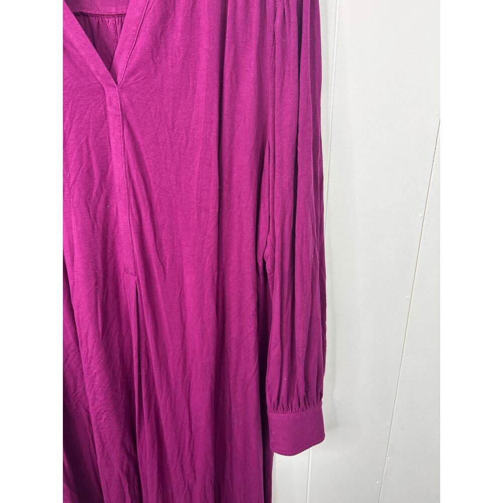Universal Standard Gramercy Liquid Jersey Midi Dress Large Purple Casual - Picture 5 of 10